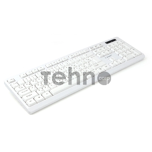 Клавиатура Gembird KB-8355U, USB, белый (бежевый), лазерная гравировка символов, кабель 1,85м