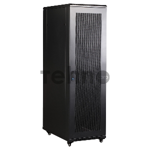 Шкаф коммутационный Lanmaster (TWT-CBB-42U-6X10-P1) 42U 600x1000мм пер.дв.перфор. задн.дв.перфор.2-хст. 2 бок.пан. 800кг черный IP20