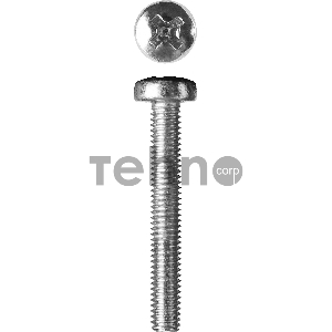 Винт DIN 7985, M3 x 25 мм, 5 кг, кл. пр. 4.8, оцинкованный, ЗУБР