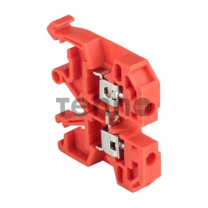 Колодка клеммная JXB-2.5/35 (25а) крас. EKF plc-jxb-2.5/35r