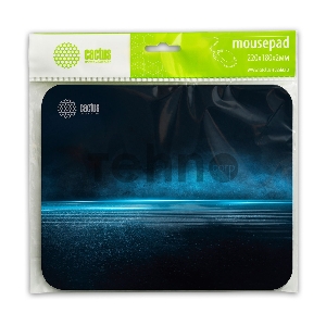 Коврик для мыши Cactus CS-MP-P03XS Микро черный 220x180x2мм