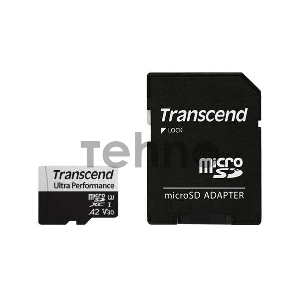 Флеш-накопитель Transcend Карта памяти 128GB UHS-I U3 microSD w/ adapter  A2 Ultra Performance R/W:160/125 MB/s
