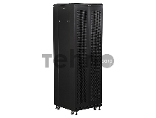 Шкаф коммутационный Lanmaster (TWT-CBB-42U-6X10-P1) 42U 600x1000мм пер.дв.перфор. задн.дв.перфор.2-хст. 2 бок.пан. 800кг черный IP20