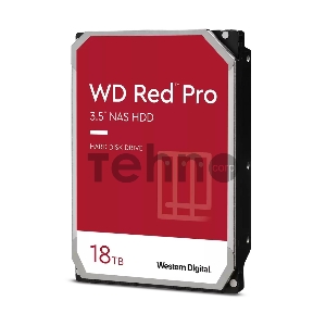 Жесткий диск WD Red™ Pro WD181KFGX 18ТБ 3,5 7200RPM 512MB (SATA-III) NAS