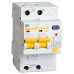 Выключатель автоматический дифференциального тока 2п B 16А 30мА тип A 4.5кА АД-12М ИЭК MAD12-2-016-B-030, фото 3