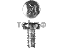 Винт DIN 7985, M4 x 8 мм, 5 кг, кл. пр. 4.8, оцинкованный, ЗУБР