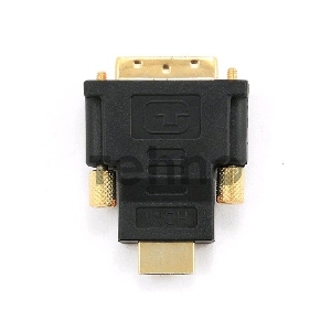 Переходник Gembird/Cablexpert Переходник HDMI-DVI  19M/19M(папа-папа), золотые разъемы  A-HDMI-DVI-1