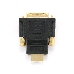 Переходник Gembird/Cablexpert Переходник HDMI-DVI  19M/19M(папа-папа), золотые разъемы  A-HDMI-DVI-1, фото 6