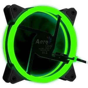 Вентилятор Aerocool REV RGB , 120x120x25мм, 16,8 млн. цветов, RGB подсветка в виде двойного кольца, 3-Pin, 1200 об/мин, 41,3 CFM, 15,1 дБА