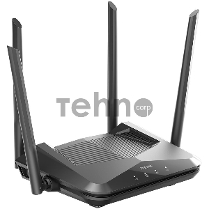 Двухдиапазонный гигабитный Wi-Fi 6 маршрутизатор D-Link DIR-X1530/RU/A1A AX1500 (466526)