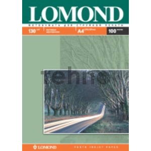 Фотобумага Lomond 0102004 A4/130г/м2/100л./белый матовое/матовое для струйной печати