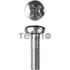 Винт DIN 7985, M4 x 12 мм, 5 кг, кл. пр. 4.8, оцинкованный, ЗУБР