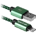 Кабель DEFENDER LIGHTNING TO USB2 1M GREEN ACH01-03T 87810, фото 1