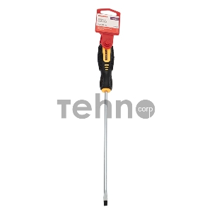 Отвертка шлицевая SL 5х200 мм, двухкомпонентная рукоятка REXANT