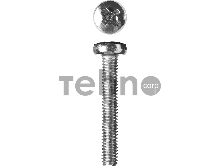 Винт DIN 7985, M4 x 20 мм, 5 кг, кл. пр. 4.8, оцинкованный, ЗУБР