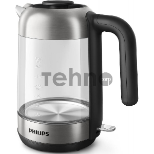 Чайник электрический Philips HD9339/80 1.7л. 2200Вт прозрачный (корпус: стекло)