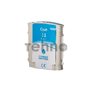 Струйный картридж Sakura C4836A (№11 Cyan) для HP, голубой, 29 мл., 2350 к.
