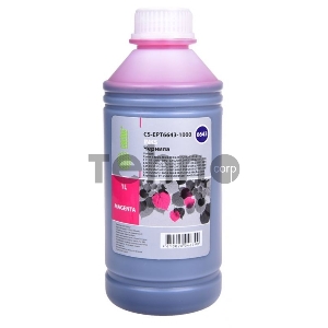 Чернила Cactus CS-EPT6643-1000 пурпурный 1000мл для Epson L100/L110/L120/L132/L200/L210/L222/L300/L312/L350/L355/L362/L366/L456/L550/L555/L566/L1300