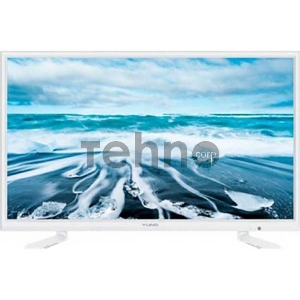 Телевизор YUNO ULM-24TCW112 белый. HD 1366 x 768, DVB-T2/DVB-C/ATV, 2 х 3 Вт
