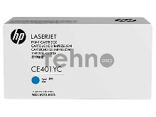 Контрактный Тонер Картридж HP 507Y CE401YC голубой для HP M551/M570/M575