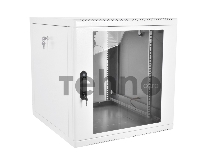 Шкаф телеком. настенный разборный 15U (600х650), съемные стенки, дверь стекло (ШРН-M-15.650)