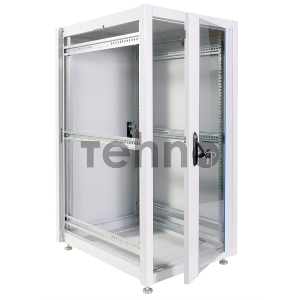 Шкаф телекоммуникационный напольный ЭКОНОМ 24U (600 × 600) дверь стекло, дверь металл