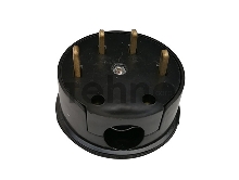 Вилка ВШ для электрической плиты 32 А, 380 В, 3Р+РЕ (ОУ) черная REXANT