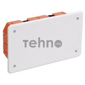 Коробка распаячная ОП 172х96х45 КМ41026 для полых стен (с саморезами пластиковые лапки с крышкой) ИЭК UKG11-172-096-045-P