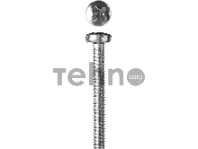 Винт DIN 7985, M4 x 30 мм, 5 кг, кл. пр. 4.8, оцинкованный, ЗУБР