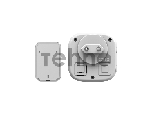 Беспроводной дверной звонок в розетку мигающий 36 мелодий IP44 (белый/серый) REXANT Беспроводной дверной звонок в розетку мигающий 36 мелодий IP44 (белый/серый) REXANT