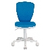 Кресло детское Бюрократ KD-W10/26-24 голубой 26-24 (пластик белый), фото 6