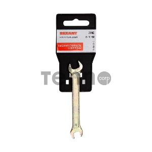 Ключ гаечный рожковый REXANT 8х10 мм, желтый цинк