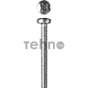 Винт DIN 7985, M4 x 35 мм, 5 кг, кл. пр. 4.8, оцинкованный, ЗУБР