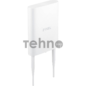 Гибридная уличная точка доступа Zyxel NebulaFlex NWA55AXE, 802.11a/b/g/n/ac/ax (2,4 и 5 ГГц), внешние антенны 2x2 (в комплекте), до 575+1200 Мбит/с, 1xLAN GE, защита от 4G/5G, без поддержки Captive po