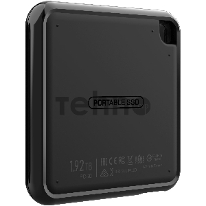 Твердотельный диск 1TB Silicon Power PC60, External, USB 3.2 Type-C [R/W - 540/500 MB/s] черный