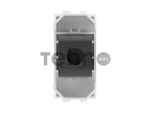 Компьютерная розетка RJ-45 кат.5Е (разъем PcNet), белая, 1мод. ДКС 76654B