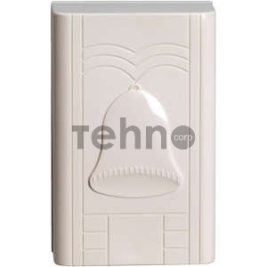 Звонок проводной Гонг электромеханич. гонг серия ударов 220В 80-90дБА свет. беж. Тритон ГН-02С