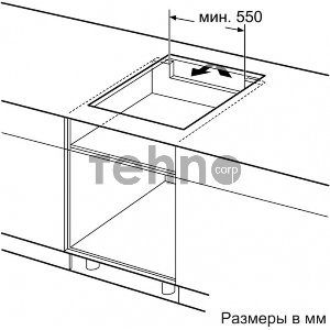 Встраиваемая электрическая панель Bosch PUF612FC5E