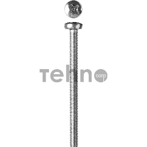 Винт DIN 7985, M4 x 50 мм, 5 кг, кл. пр. 4.8, оцинкованный, ЗУБР