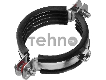 Хомут трубный с гайкой, 2