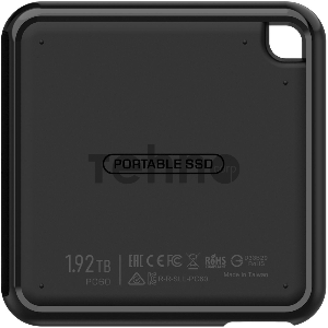 Твердотельный диск 1TB Silicon Power PC60, External, USB 3.2 Type-C [R/W - 540/500 MB/s] черный