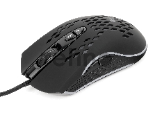Мышь игровая Gembird MG-580, USB, 3200DPI, 6кнопок+колесо-кнопка, кабель тканевый 1.8 м