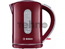 Чайник электрический Bosch TWK7604 1.7л. 2200Вт бордовый