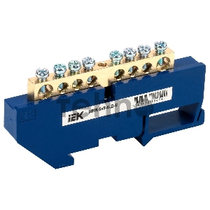 Шина Iek YNN10-69-8D-K07 N ноль на DIN-изол ШНИ-6х9-8-Д-С ИЭК