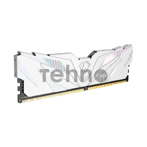 Модуль памяти  DDR 4 DIMM 16Gb (8Gbx2) PC28800, 3600Mhz, Netac Shadow II NTSWD4P36DP-16W  C18 White, с радиатором