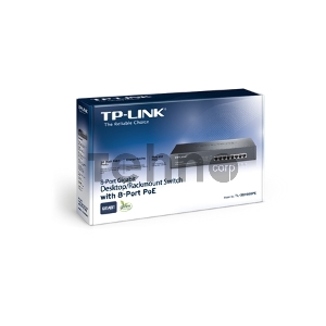 Коммутатор  TP-Link SMB TL-SG1008P Коммутатор 8-port Gigabit Switch с 4 портами РоЕ