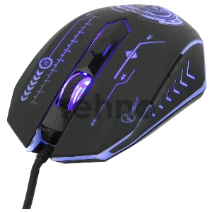Мышь Gembird MG-510 USB {Мышь игровая, 5кнопок+колесо-кнопка, 3200DPI, 1000 Гц, подсветка, программное обеспечение для создания макросов}