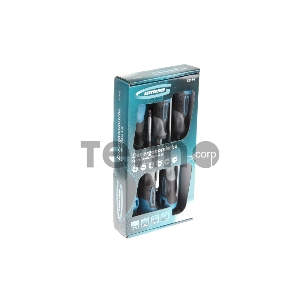 Набор отверток GROSS 12164 6 шт, S2, трехкомпонентная рукоятка