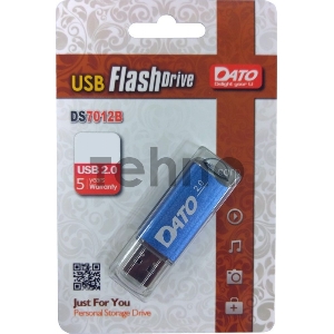 Флеш Диск Dato 8Gb DS7012 DS7012B-08G USB2.0 синий