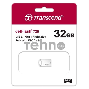 Флеш Диск Transcend 32GB JetFlash 720S (Silver) USB 3.1